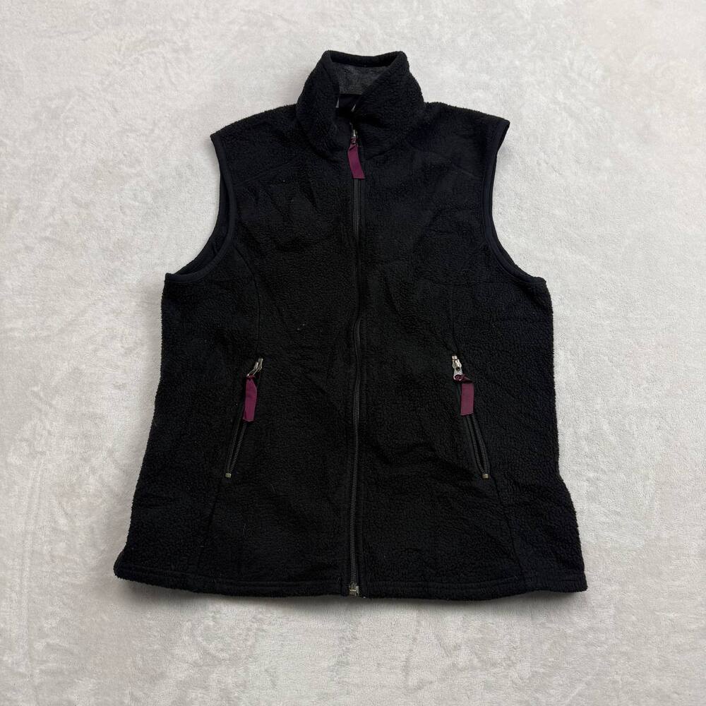 Patagonia Synchilla Women's Vest Black Size L Full Zip Fleece Gorpcore Layering